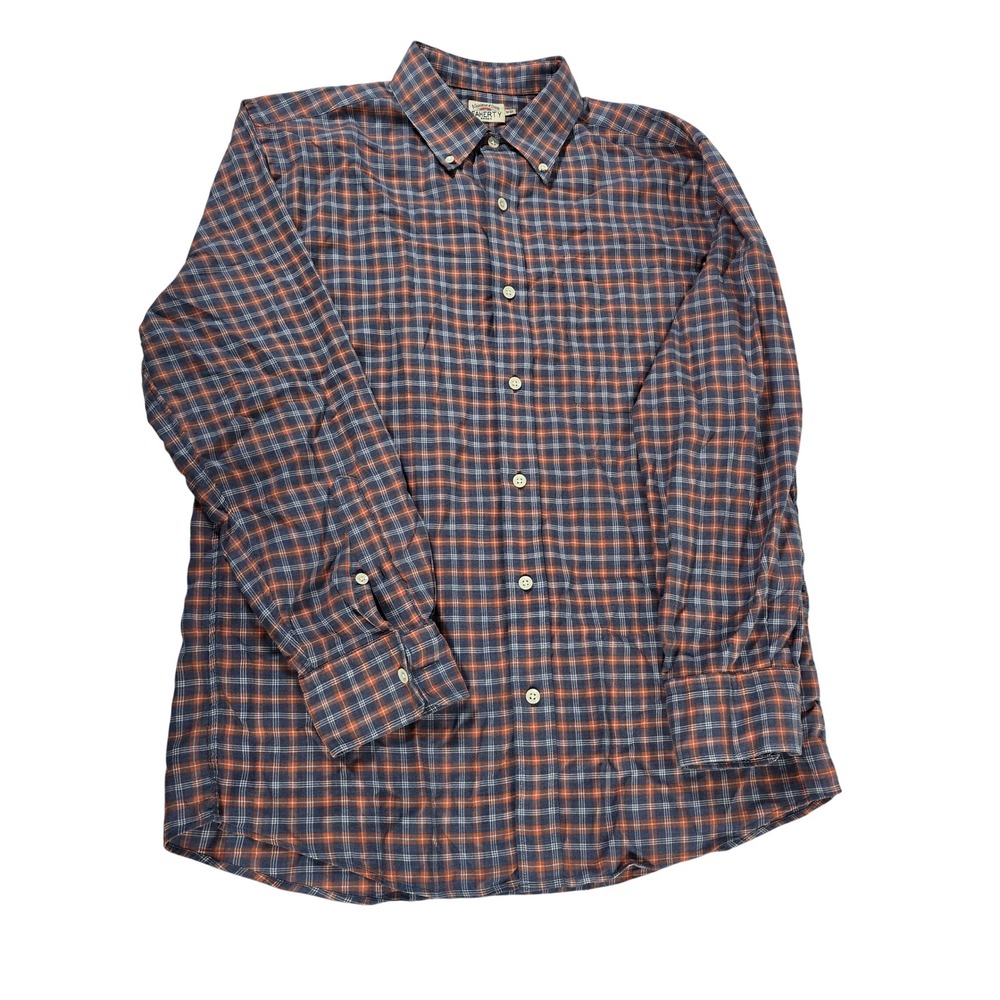 Faherty Brand Men's‎ Plaid Long Sleeve Button Down Shirt Size Medium